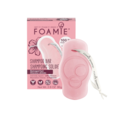 FOAMIE Hibiskiss tahke šampoon kahjustatud juustele hibiskuseõie- ning nõgeseekstraktiga, 80 gr