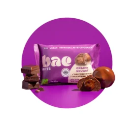 BAE Orgaanilised nugatikreemiga datliampsud Šveitsi šokolaadis Creamy nougat, 2x20g