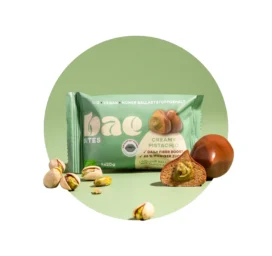 BAE Orgaanilised pistaatsiakreemiga datliampsud Šveitsi šokolaadis Creamy pistachio, 2x20g