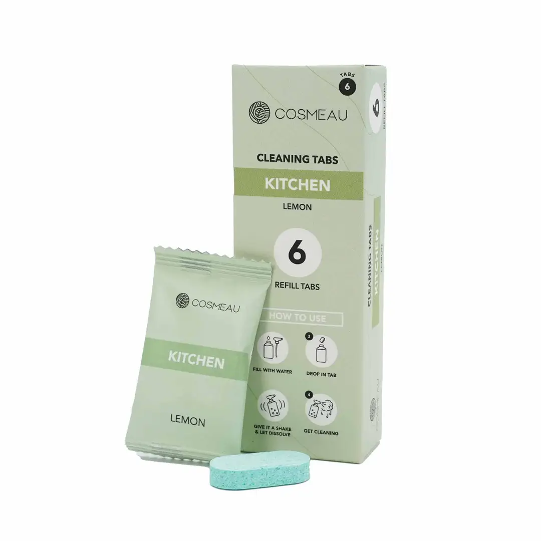 COSMEAU Laimilõhnaline köögipuhastuse puhastustabletid Kitchen, 6tk