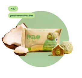 BAE Orgaanilised matcha-datliampsud kookoskreemi ja Šveitsi šokolaadiga Coconut matcha, 2x20g