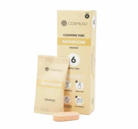 COSMEAU Apelsinilõhnaline puhastustablett vannitoa- ja sanitaarpindade puhastamiseks Bathroom, 6tk