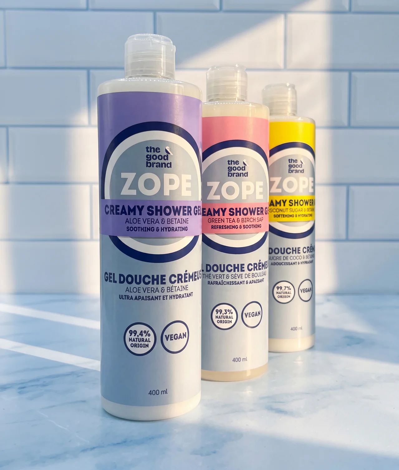 THE GOOD BRAND Zope niisutav dušigeel rohelise tee, kasemahla ja betaiiniga, 400 ml - Pilt 2