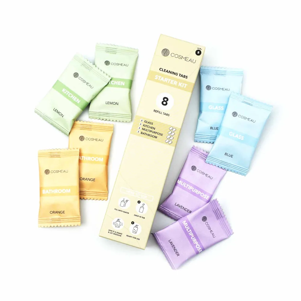 COSMEAU Puhastustablettide stardikomplekt, 8tk