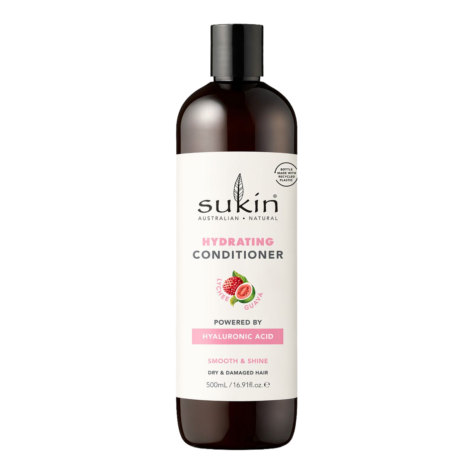 SUKIN Hydrating niisutav palsam litši, hüaluroonhappe ja troopilise puuviljalõhnaga, 500ml