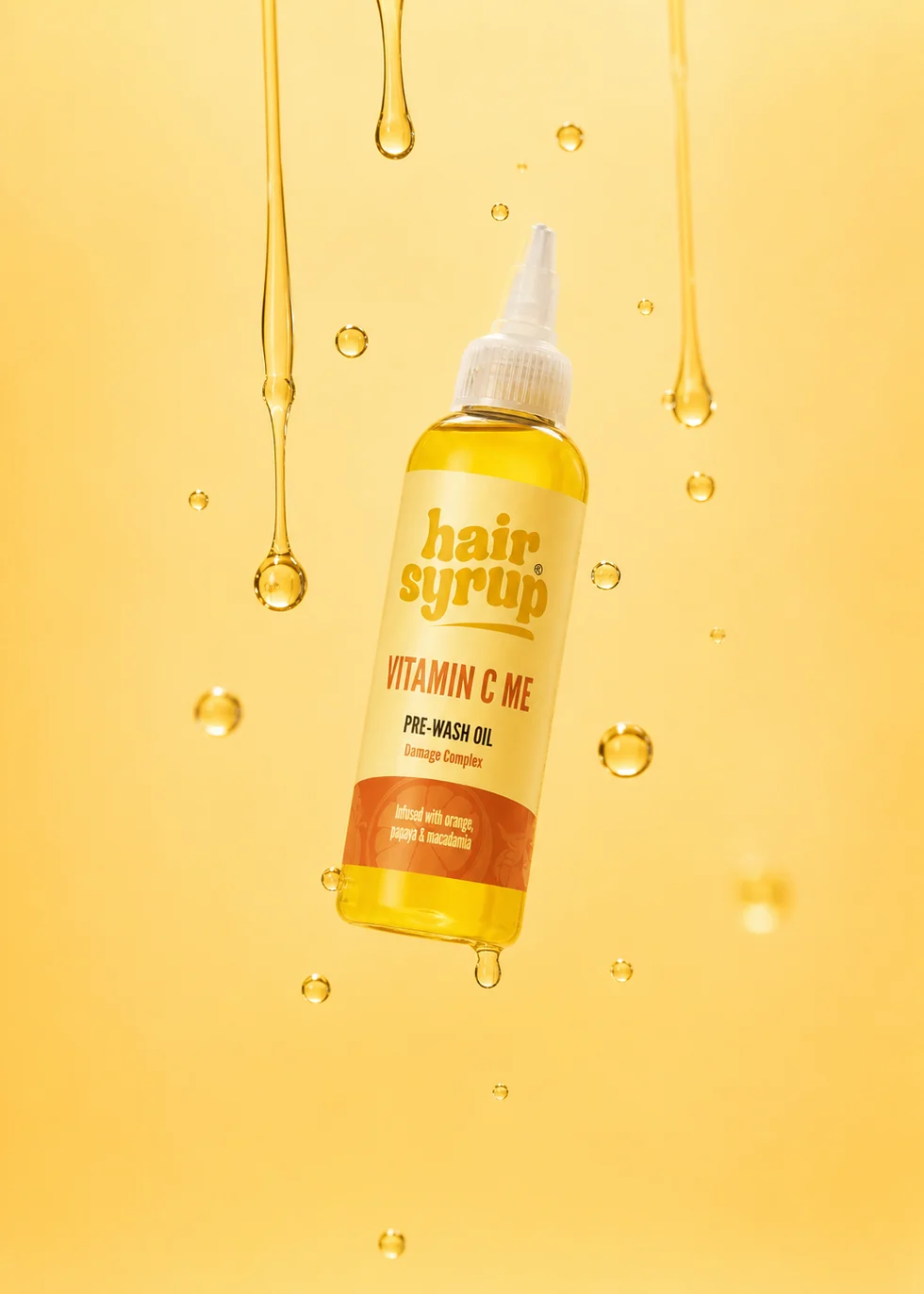 HAIR SYRUP Vitamin C Me tugevdav ja taastav juukseõli kahjustatud ja hapratele juustele, 100ml - Pilt 2