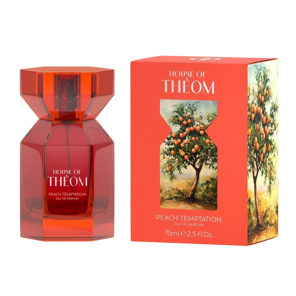 HOUSE OF THEOM Peach Temptation parfüümvesi mandariini, mustsõstra ja vanilli nootidega, 75ml - Pilt 2