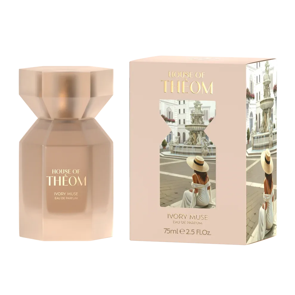 HOUSE OF THEOM Ivory Muse parfüümvesi õuna, jasmiini ja muskuse nootidega, 75ml