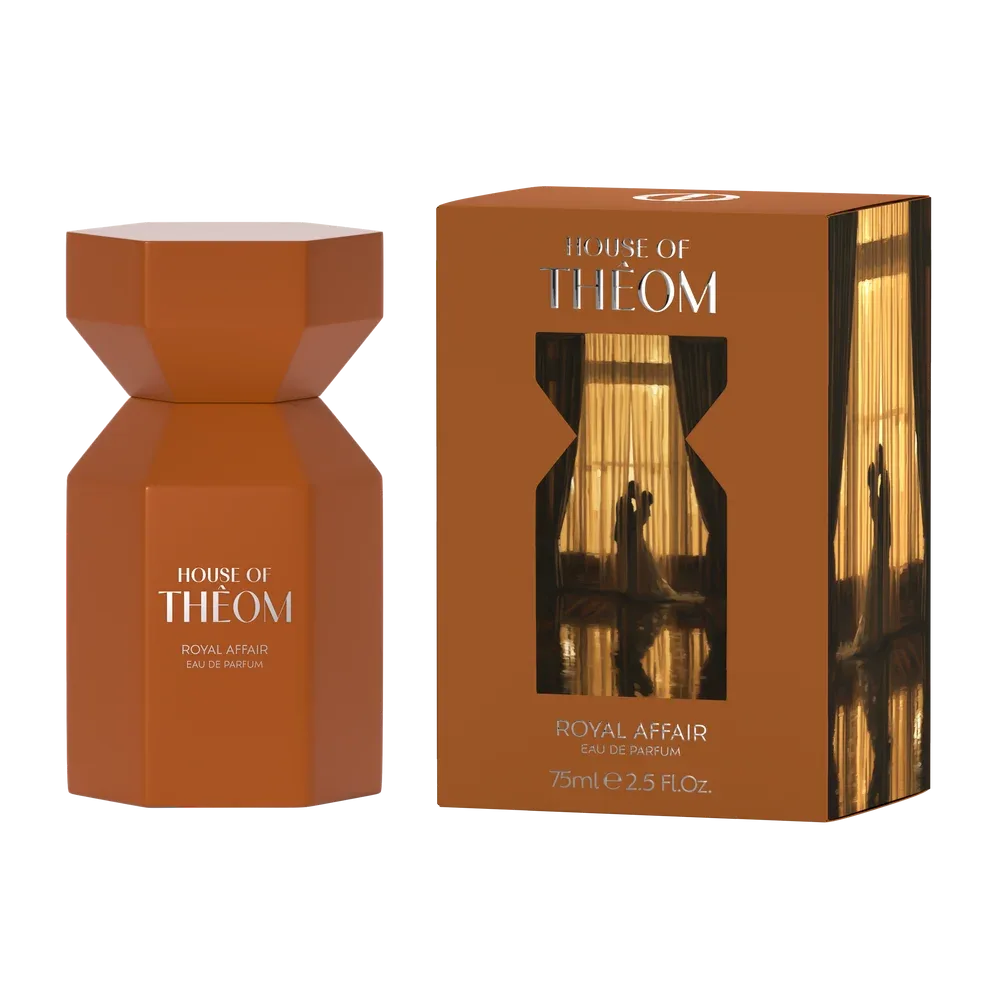 HOUSE OF THEOM Royal Affair parfüümvesi bergamoti, karamelli ja seedripuu nootidega, 75ml