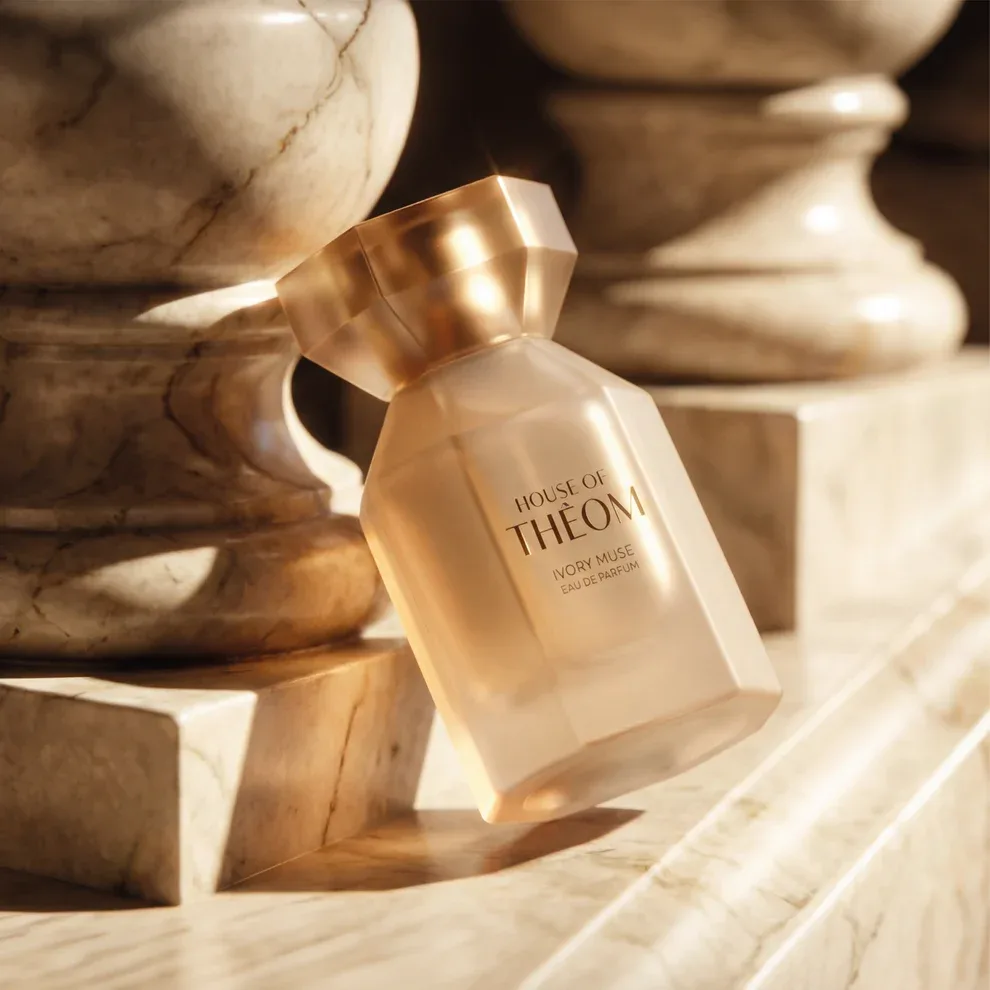 HOUSE OF THEOM Ivory Muse parfüümvesi õuna, jasmiini ja muskuse nootidega, 75ml - Pilt 3