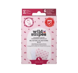 WILD STRIPES Blister Plaster Mix Pastel Bloom veekindlad villiplaastrid, 6 tk
