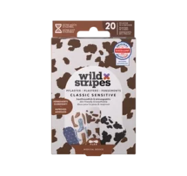 WILD STRIPES Classic Sensitive Rodeo Ranch hüpoallergeensed plaastrid, 20 tk