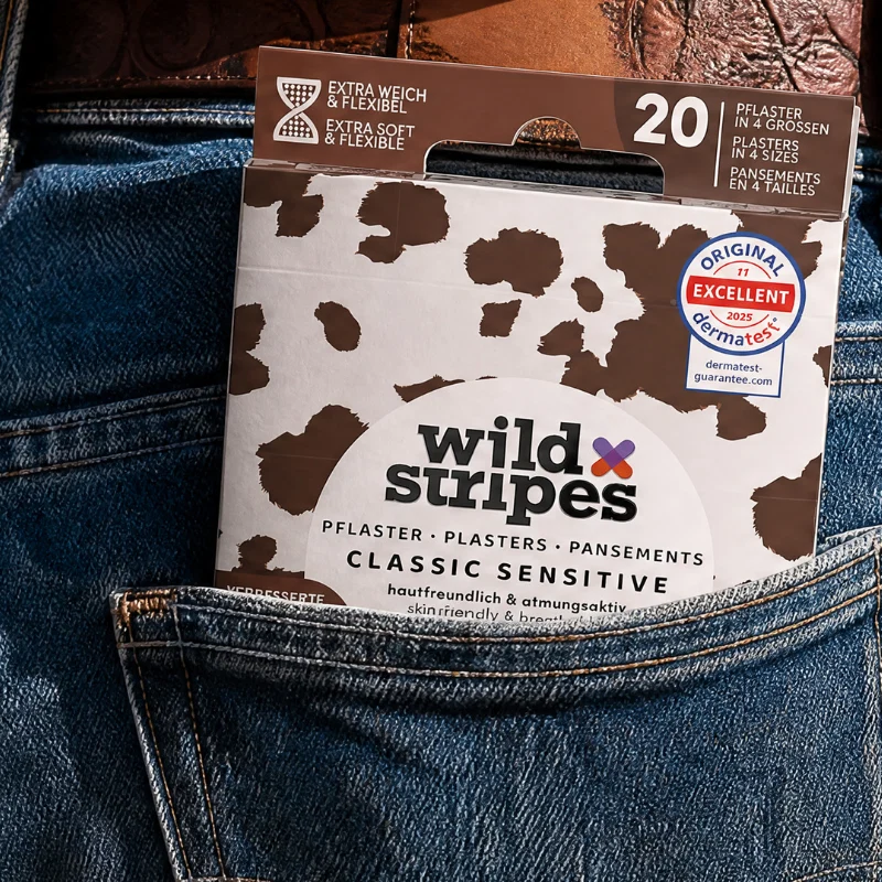 WILD STRIPES Classic Sensitive Rodeo Ranch hüpoallergeensed plaastrid, 20 tk - Pilt 2