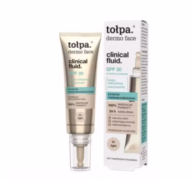 TOŁPA Dermo Face Clinical ebatäiustevastane jumestuskreem SPF30 toon Light 01, 25 ml
