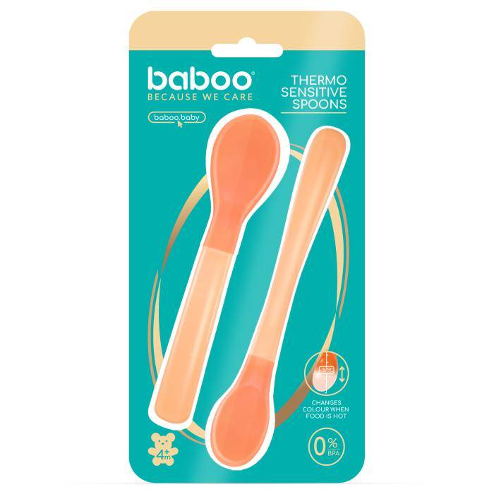 BABOO Soojustundlikud lusikad Peachy Keen, 4+ kuud - Pilt 2
