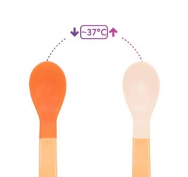 BABOO Soojustundlikud lusikad Peachy Keen, 4+ kuud