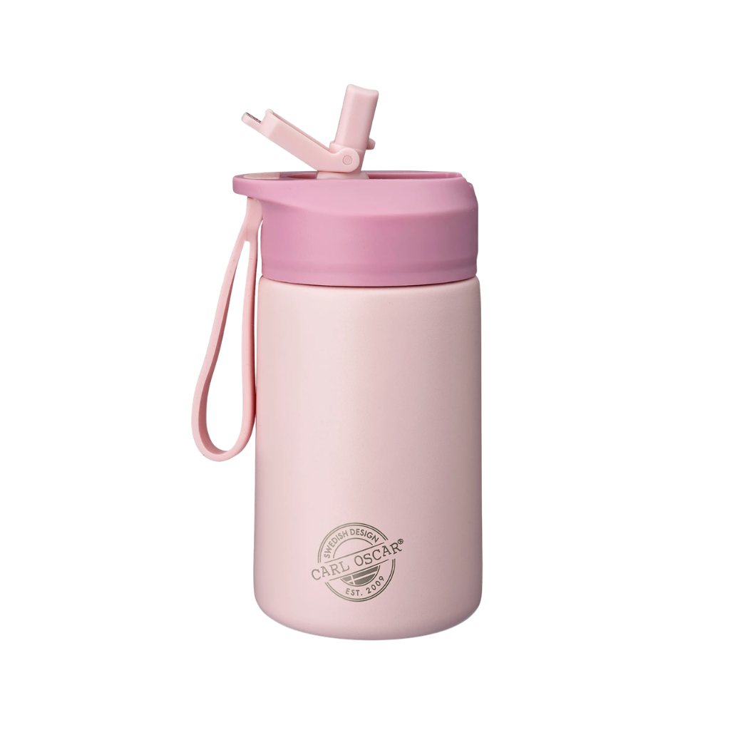 CARL OSCAR STEELish HydraFlip roostevabast terasest joogipudel Roosa, 400ml