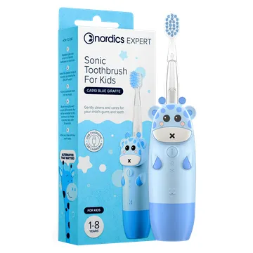 NORDICS Elektriline hambahari lastele BLUE GIRAFFE, 1–8 a