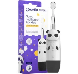 NORDICS Elektriline hambahari lastele BLACK PANDA, 1-8 aastastele