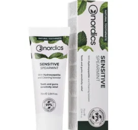 NORDICS SENSITIVE mündimaitseline fluoriidivaba hambapasta tundlikele hammastele, 75 ml